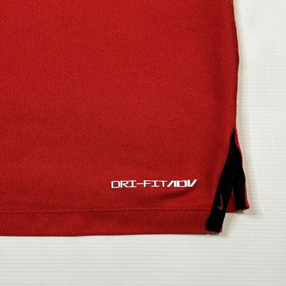 Nike Dri-FIT ADV TW Tiger Woods Men's Golf Polo Red Camo Size 2XL DR5327-687 - Picture 8 of 13